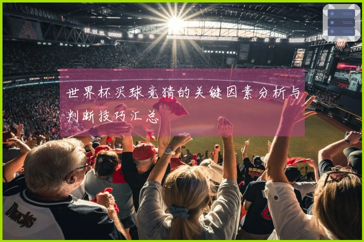世界杯买球竞猜的关键因素分析与判断技巧汇总
