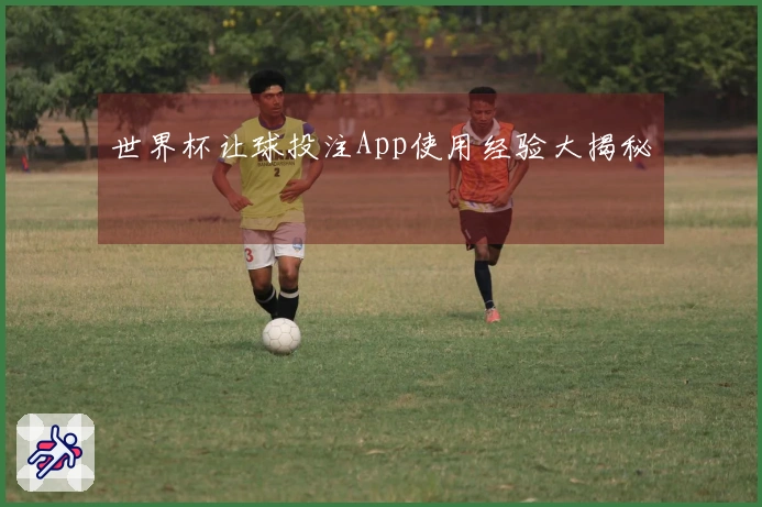 世界杯让球投注App使用经验大揭秘